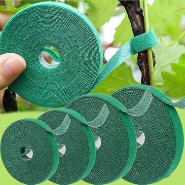 Imagem de Laços de nylon para plantas, fita autoadesiva, prendedor de flores, organizador de cabos, braçadeiras ajustáveis, suprimentos de jardim para casa (3 metros)
