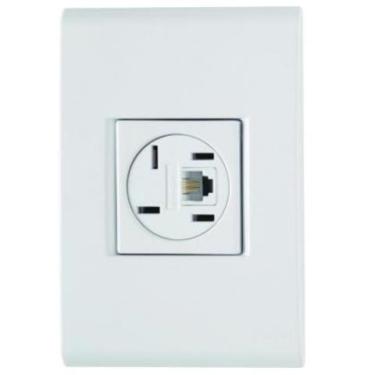 Imagem de Tomada p/telef 4p rj11 57170/018 tramontina