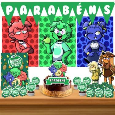 Imagem de Kit só um bolinho decoração Mundo Torajo Aniversário festa em casa, to