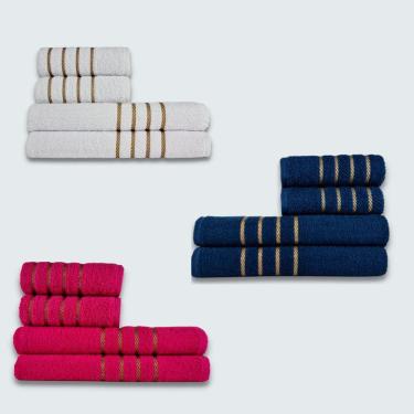 Imagem de Jogo De Toalhas 12 Pe?as Cole??o Montreal 100% Algod?o Br+az+rs