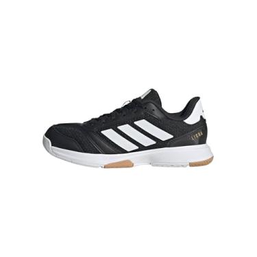 Imagem de adidas Tênis feminino Ligra 8 Indoor, Preto/branco/branco, 35
