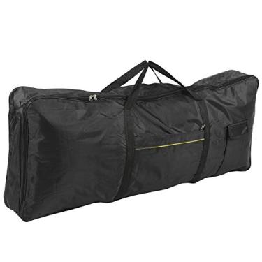 Imagem de RiToEasysports Bolsa Preta para Teclado Com 61 Teclas Oxford Piano Case Proteção para Piano, para Músicos Em Movimento