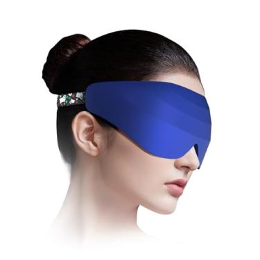 Imagem de Máscara de dormir para mulheres e homens que dormem de lado, máscara de olho EVA BELLE para bloqueio de luz de dormir, máscara de dormir 3D, capa de sombra macia e respirável com alça elástica