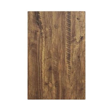 Imagem de Wmhusu Capa de interruptor de luz marrom rústica madeira Westen Country capa de placa de parede 1 gangue em branco sem dispositivo capas decorativas de tomada placa elétrica para decoração de cabana