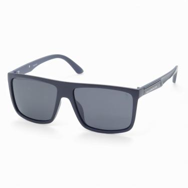 Imagem de Óculos de Sol Casual Polarizado Masculino Polo London Club, Lente UV400 Kit contém Case Couro ECO (Cinza)
