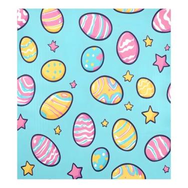 Imagem de Blueangle Capa magnética de ovos de páscoa para lava-louças, decoração da capa frontal da máquina de lavar louça, adesivos de eletrodomésticos, adesivos de eletrodomésticos, 58 cm C x 66 cm adesivo