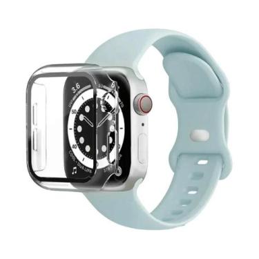 Imagem de Pulseira De Silicone Para Apple Watch 44mm 41mm 45mm 40mm 38mm 42mm Co