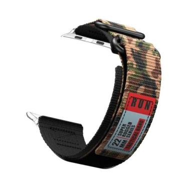 Imagem de Pulseira De Nylon Para Apple Watch Band Ultra 49mm 46mm 42mm 45mm 44mm