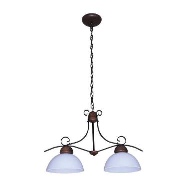 Imagem de Lustre Requint Envelhecido 2 Lâmpadas 8904E - Luminárias Müller