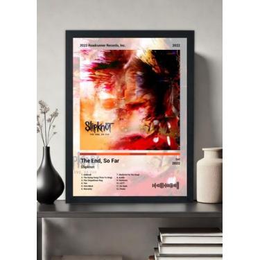 Imagem de Quadro Decorativo Slipknot The End, So Far (Light) Com Vidro Tamanho:2