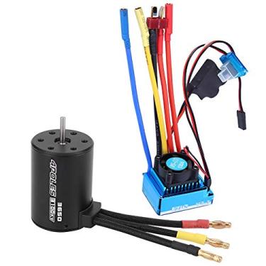 Imagem de Ainoli 3650 Motor 3100KV Brushless ESC RC acessório peça sobressalente para modelo de carro 1/10 RC (120A)
