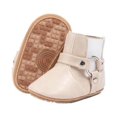 Imagem de Botas Retrô De Couro Pu Para Bebês, Meninos E Meninas, Outono Inverno,