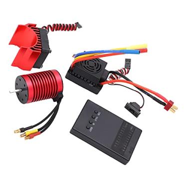 Imagem de CUOFYUNL F540 3300KV Motor Brushless Combo 60A ESC Programa Card Dissipador de calor do motor para carro 1/10 RC