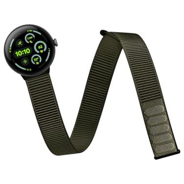 Imagem de Zspoly Pulseira esportiva de tornozelo e braço compatível com Google Pixel Watch 2/1/3 (41 mm), pulseiras elásticas de nylon para Google Watch masculino/feminino