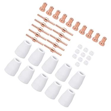 Imagem de Cryfokt Acessórios Duráveis ​​para Cortador de Plasma, Material Premium, Copo, Eletrodos, Pontas de Anel para Stahlwerk Ct312 Cut50 Acdc Tig200 Plasma