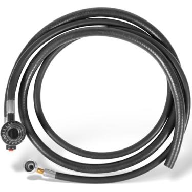 Imagem de WD24X10043 Conjunto de mangueira de drenagem e enchimento de lava-louças portátil de 1,8 m para máquina de lavar louça GE Otpoint Kenmore, substitui WD24X10066, AP5789090, PS8746200, 2813323