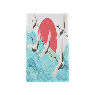 Imagem de Wassud Placa de cobertura de interruptor de luz guindastes tradicionais com tampas de tomada decorativa solar placa de parede para tomadas elétricas em branco 11,53 x 7,76 cm