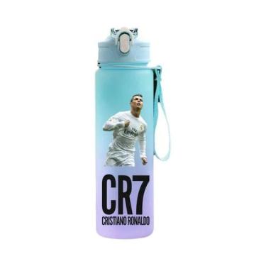 Imagem de Copo De Água Portátil De Grande Capacidade CR7 Cristiano Ronaldo Garra