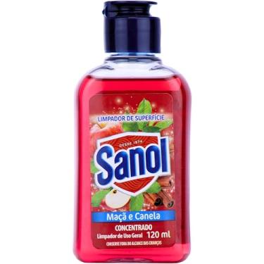 Imagem de Limpador Concentrado de Superfície, Perfumador, Maçã & Canela, Sanol, 120 ml, Vermelho
