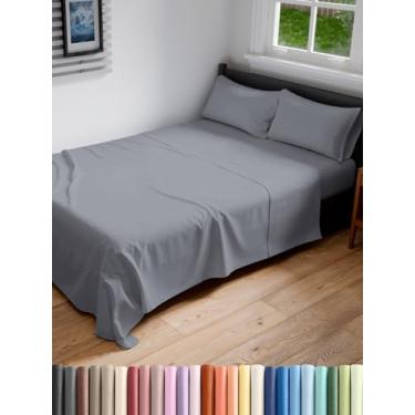 Imagem de Jogo de lençol casal GG extra longo estendido casal GG - confortável, respirável e refrescante - cabe em colchões de 20 a 40 cm com bolsos profundos - 137 x 203 cm - Roupa de cama luxuosa macia, sem