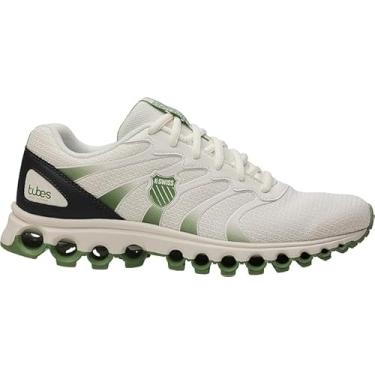 Imagem de K-Swiss Tênis de treino masculino Tubes 200, Branco/asfalto/agrião, 38
