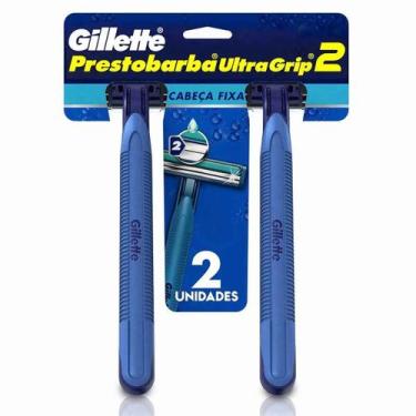 Imagem de Aparelho para Barbear Fixa Prestobarba Ultragrip com 2 Unidade Gillett