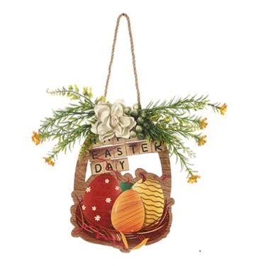 Imagem de Placa de Porta de Páscoa,Decoração em,Decorações de Placa para Feriados - para Casa Escritório Café Igreja Escola Parede Sala de Estar Janela Entrada Jardim