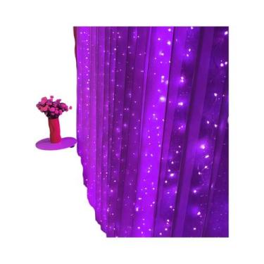 Imagem de Luzes De Cortina LED Com Controle Remoto USB Para Decoração De Quarto,