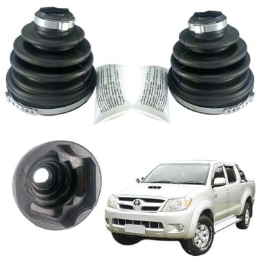 Imagem de Coifa Da Tulipa Lado Da Caixa De Câmbio Borracha Hilux 2005 2006 2007 2008 2009 2010 2011 2012 2013 2014 2015 2016 2017 2018 2019 - GP5061K, 044451K142