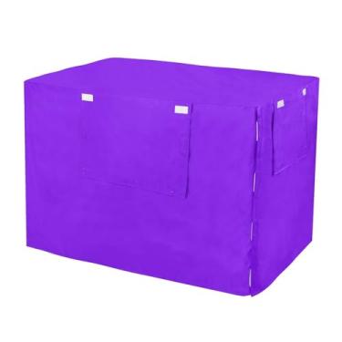 Imagem de Capa de caixa de cachorro violeta resistente à água e à prova de vento para donos de cães média