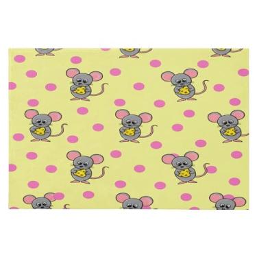 Imagem de Wassud Tapete de porta cinza para ratos 61 x 89 cm, tapete lavável antiderrapante com suporte de borracha, tapete macio e macio para sala de estar, quarto, entrada, entrada