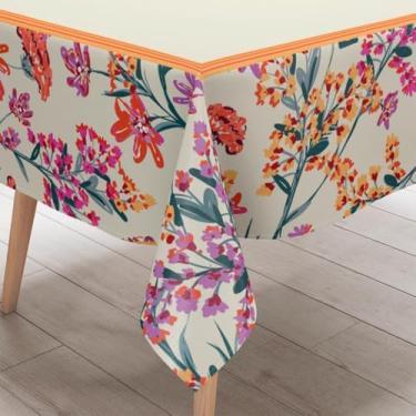 Imagem de Toalha de Mesa Quadrada 4 Lugares Pontilhado e Corações (24)