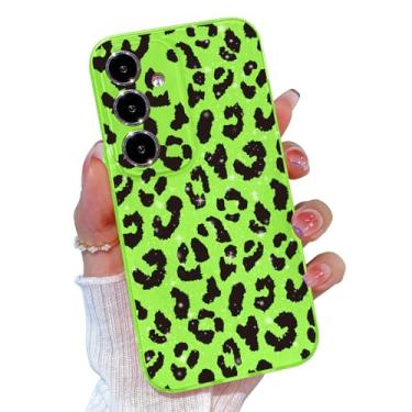 Imagem de TURYXIA Capa para Samsung Galaxy A15 5G com glitter, Leopardo com Glitter, Silicone e TPU, Antichoque