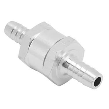 Imagem de POCREATION Válvula de Retenção Unidirecional de Liga de Alumínio Válvula de Combustível Sem Retorno 4 Mm para Linha de Gasolina de óleo a Gasolina, Peça Universal do de Combustível do Motor (8mm)