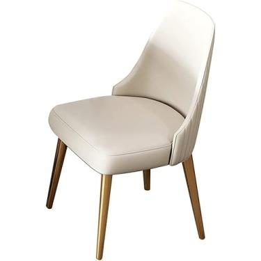 Imagem de Cadeiras cadeiras de microfibra couro cadeiras de jantar aço carbono pés de titânio cadeiras laterais cadeiras de jantar (tamanho: 1 peça)