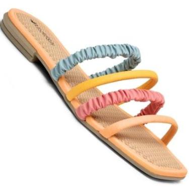 Imagem de Chinelo Slide Mississipi Q5404 Feminino Colorido-Feminino