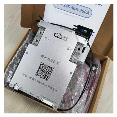 Imagem de Aoleaby JK Smart BMS Active Balance BMS 2S 4S 8S 12S 14S 16S 17S 20S 24S Smart BMS 60A 80A 100A 150A 200A Lifepo4 Bateria Li-Ion Lto BMS Equalizador de bateria (Cor: B1A8S10P, Tamanho: BMS)