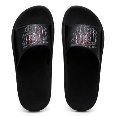 Imagem de Chinelo Slide Nuvem Corinthians Confortavel Macio Leve Estiloso Casual