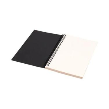 Imagem de Caderno Retro De Papel Kraft Com Espiral Para Esboços, Desenhos, Diári