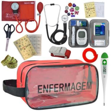 Imagem de Kit Enfermagem Completo Top + Medidor Glicose  - PREMIUM, P.A. Med, IN