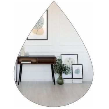 Imagem de Espelho Orgânico Retangular Oval Médio 70cm 80cm 90cm 100cm Grande Lux