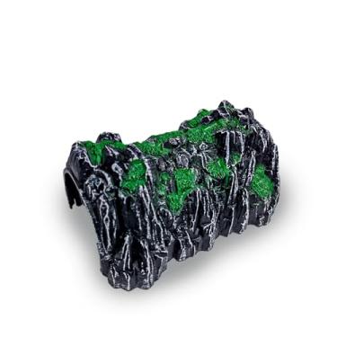 Imagem de Rocha com Musgo para Bases de Miniaturas e Cenários RPG