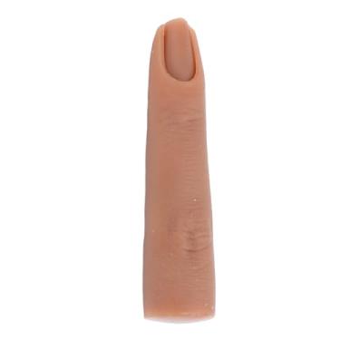 Imagem de Dioche Modelo de Dedo para Prática de Arte Em Unhas, Modelo de Manequim de Silicone Ajustável para Prática de Tatuagem, Joias, Adereço, Textura Realista, Tamanho Adulto Feminino (5#)