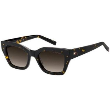 Imagem de Óculos de Sol Tommy Hilfiger Th 2264/S 086 - Marrom Havana 51-Feminino