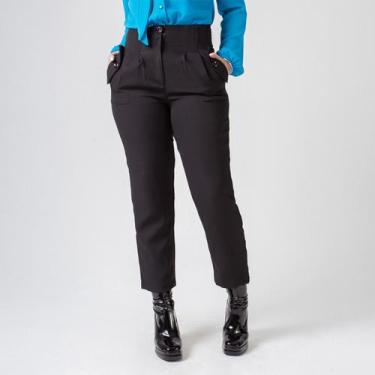 Imagem de Calça susie alfaiataria feminina - Susie Modas, Preto, P, 10 unidades