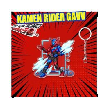Imagem de Pingente Acrílico Kamen Rider De 6CM Para Crianças, Chaveiro De Mochil