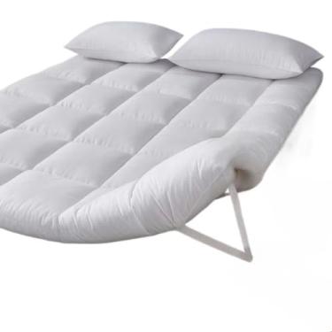 Imagem de Protetor de Colchão Pillow Top Toque de Pluma Solteiro,Casal,Queen,King para Dormitório e Casa, Casais e Indivíduos(Queen box)