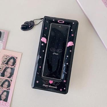 Imagem de Porta-cartões fotográficos Kpop, mini álbum de fotos, 20 páginas, fichário de armazenamento de fotos com identificação de PVC - Álbum de cartões de ídolo