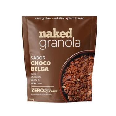 Imagem de Granola Choco Belga Aveia, Chocolate, Cacau e Amendoim 250g - Naked - 