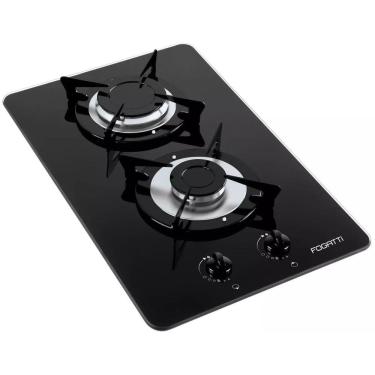 Imagem de Fogão Cooktop V200 Preto Inox 2 Bocas Bivolt - Fogatti